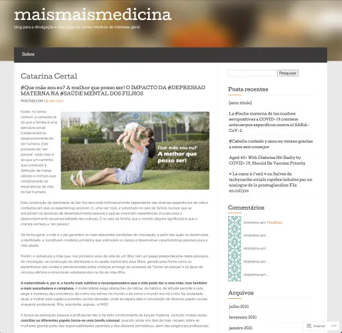 MaisMaisMedicina – artigo de blogue